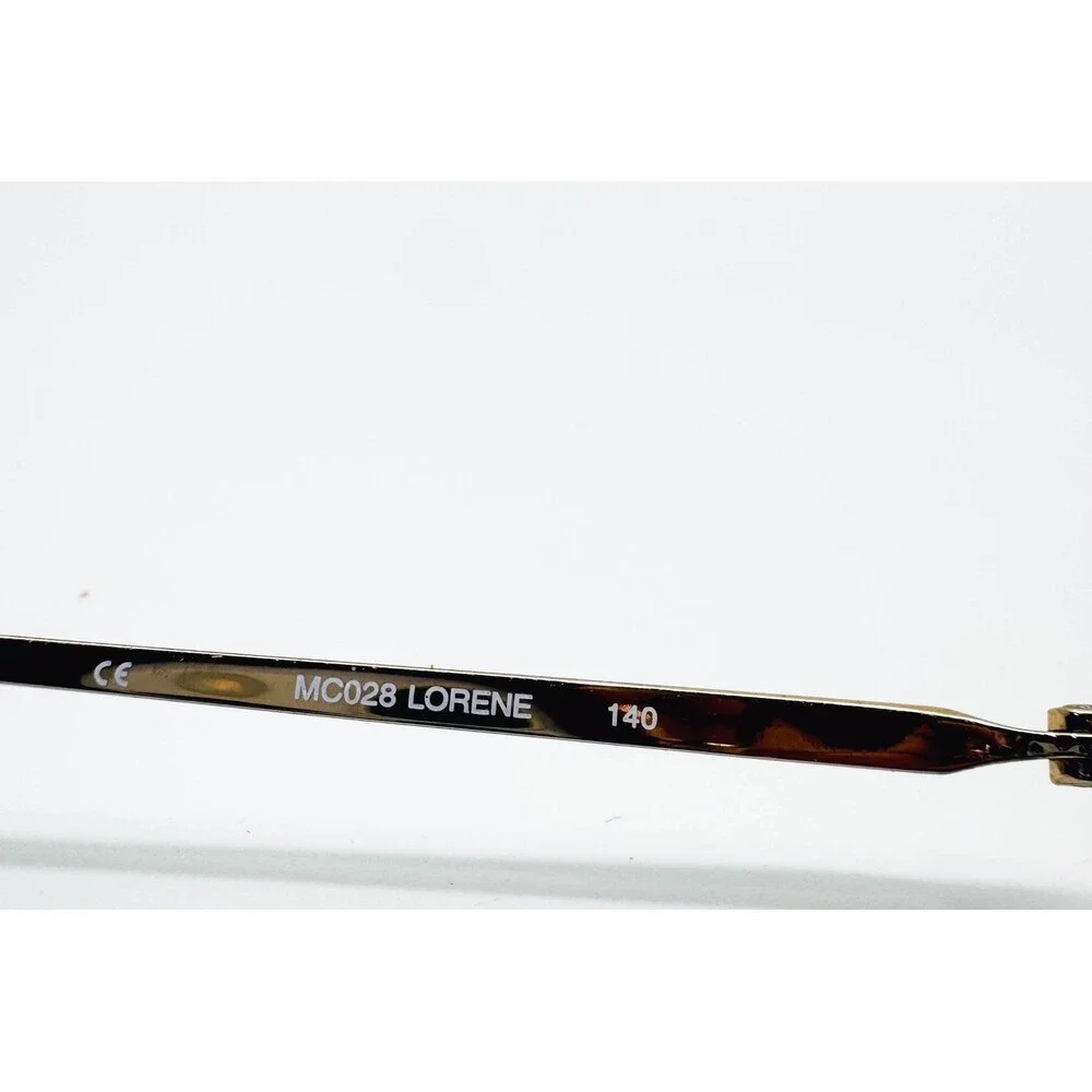 Miki Ninn Eyeglasses Womens Gold Square MC028 Lorene 140